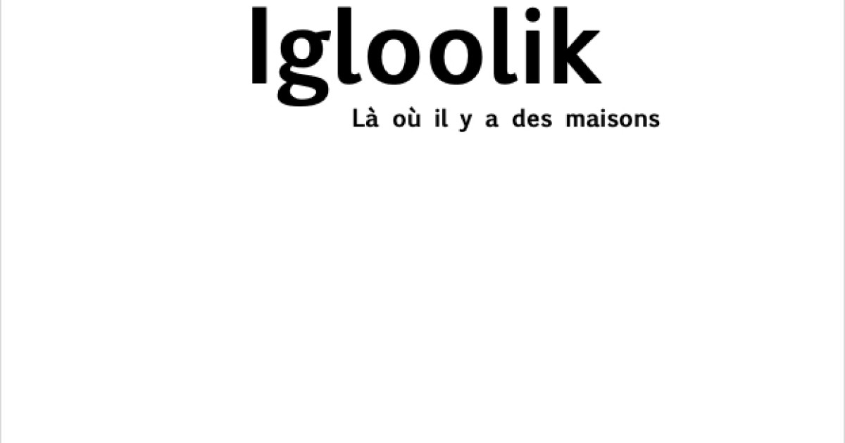 Igloolik Catherine Rannou